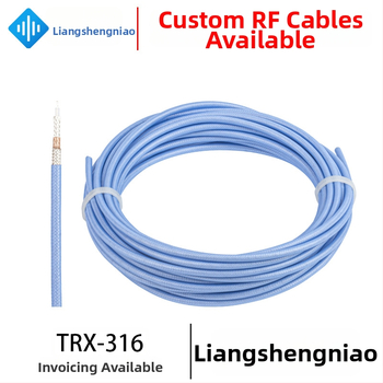 TRX-316 Cablu de test tri-coaxial cu BNC, conectare cu bayonet dublu, conductor placat cu argint, izolație dublă, ecranare dublă; câștig 3.5, interval de frecvență 0-3700