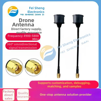 F.s kruhovopolarizovaná FPV anténa pre dron, lollipop štýl, príjem 4,9–7,2 GHz
