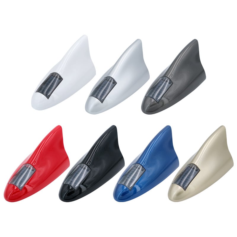 Lumină strob solară în formă de aripă de rechin pentru mașină, universală, model cu magnet puternic, montaj cu adeziv