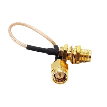 Cablu de extindere pentru antenă RG316, 0–6 GHz, conector SMA masculin la SMA feminin