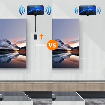 Migdlai DTMB HD Digitalni TV Antena Pojačalo, EU/US Kompatibilan, Licencirana Privatna Oznaka