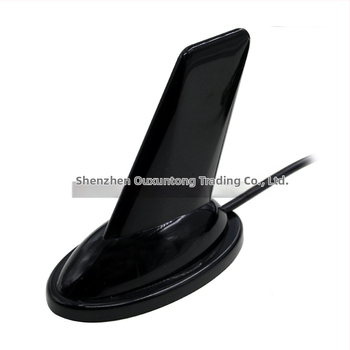 Antena pentru walkie-talkie montată pe vehicul, design cu formă de aripă de rechin (136-174/400-480 MHz, câștig 3.5, impedanță 50 Ω, SWR ≤ 2)