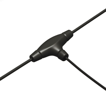 Antena receptor TBS Black Sheep 915/ELRS915MHz, în formă de T, pentru aeronave de model (quadrocopter și avion cu aripă fixă)