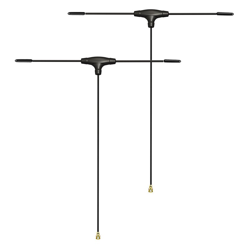 Antena receptor TBS Black Sheep 915/ELRS915MHz, în formă de T, pentru aeronave de model (quadrocopter și avion cu aripă fixă)