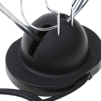 Antena TV de interior pentru VHF/UHF/HDTV cu antenă urechi de iepure și semnal digital HD