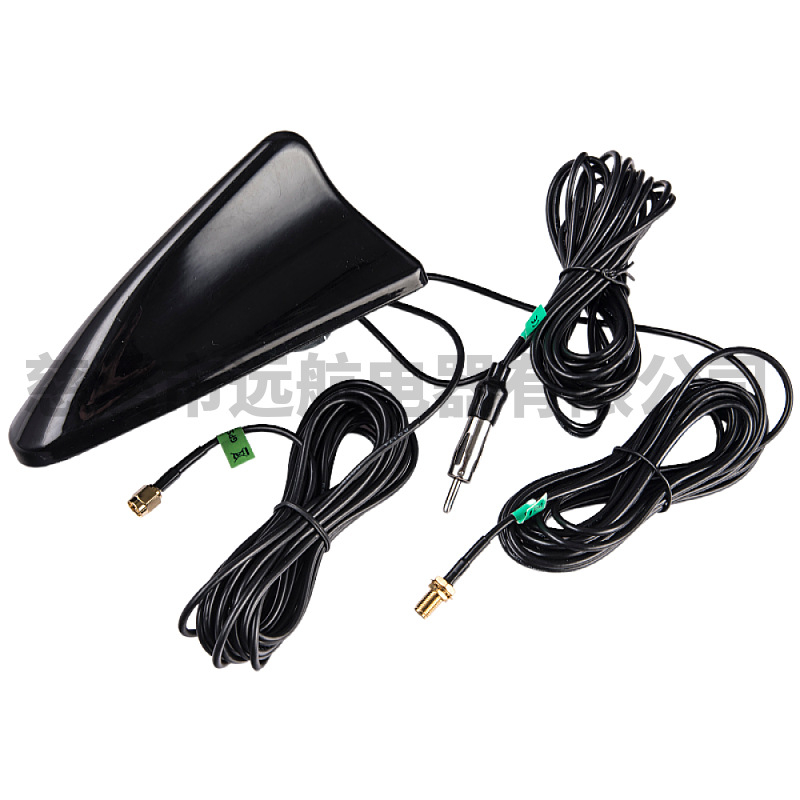 GPS/DAB/AM-FM trīs vienā Shark Fin auto antena – 12V, 0,6A, vītņots uzstādījums, saderīga ar BMW, Volkswagen, Audi