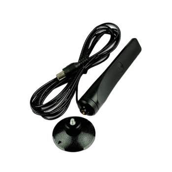 Iekštelpu digitālā TV antena ar DTMB HDTV uztveri, 22 dB pastiprinājums, 470–860 MHz josla, barošana 5V