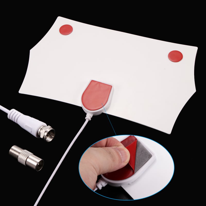 Mini iekšējā HDTV antena ar signāla pastiprinātāju - Yin Ming licencēta privātā zīmola prece