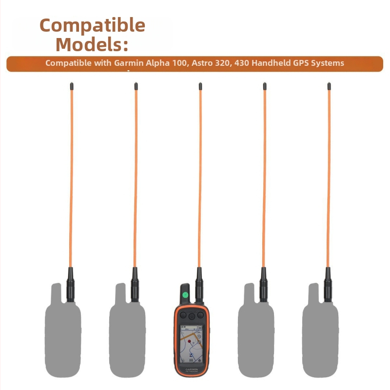 GPS 771 antena – frekvences diapazons 3–5 km; teorētiskais attālums 10–50 km; bez akumulatora; pozicionēšana; saderīgs ar Garmin Alpha 100, Astro 320, 430