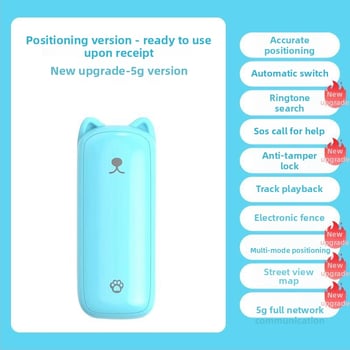 5G GPS lokalizátor pre deti — pre deti, študentov a starších — presnosť 2–10 m, 5 dní výdrže, vodeodolný, HD mapa