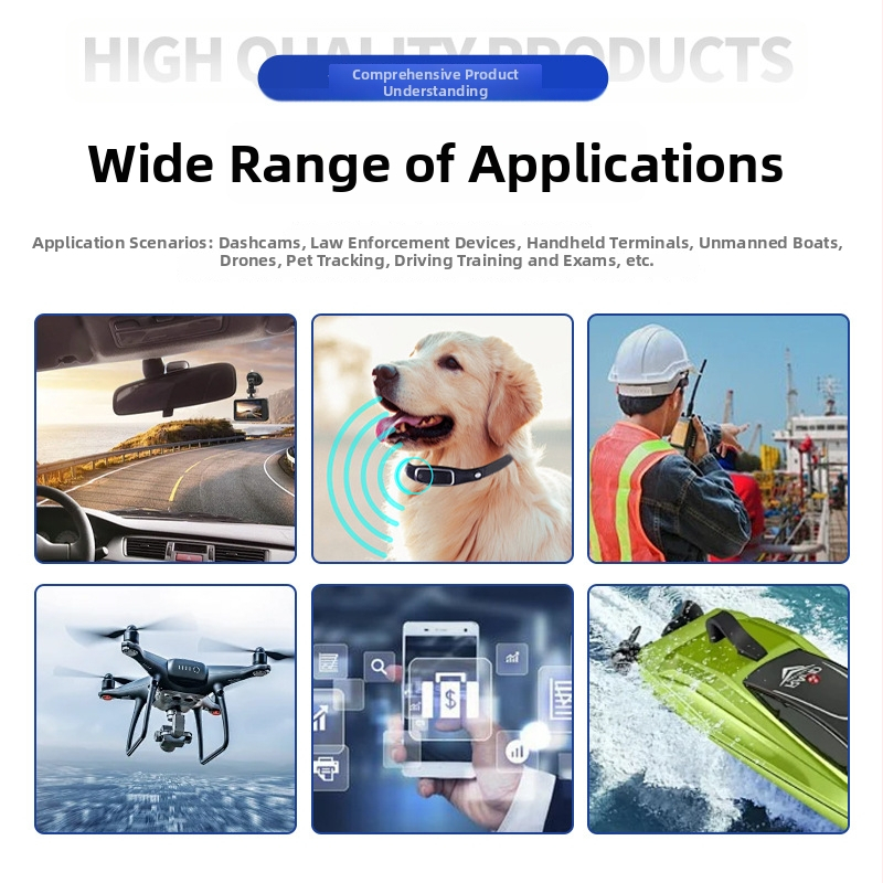 4G automobilový GPS lokalizátor s BeiDou, IP68 vodeodolný, presnosť určenia polohy 1 m, vstupné napájanie 5V 1A