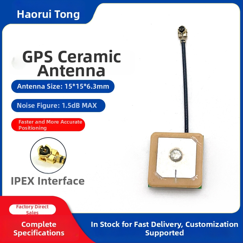 Haoruitong Antenă GPS pentru navigație auto cu antenă ceramică încorporată, Beidou, interfață IPEX, modul GPX PCB, personalizabil