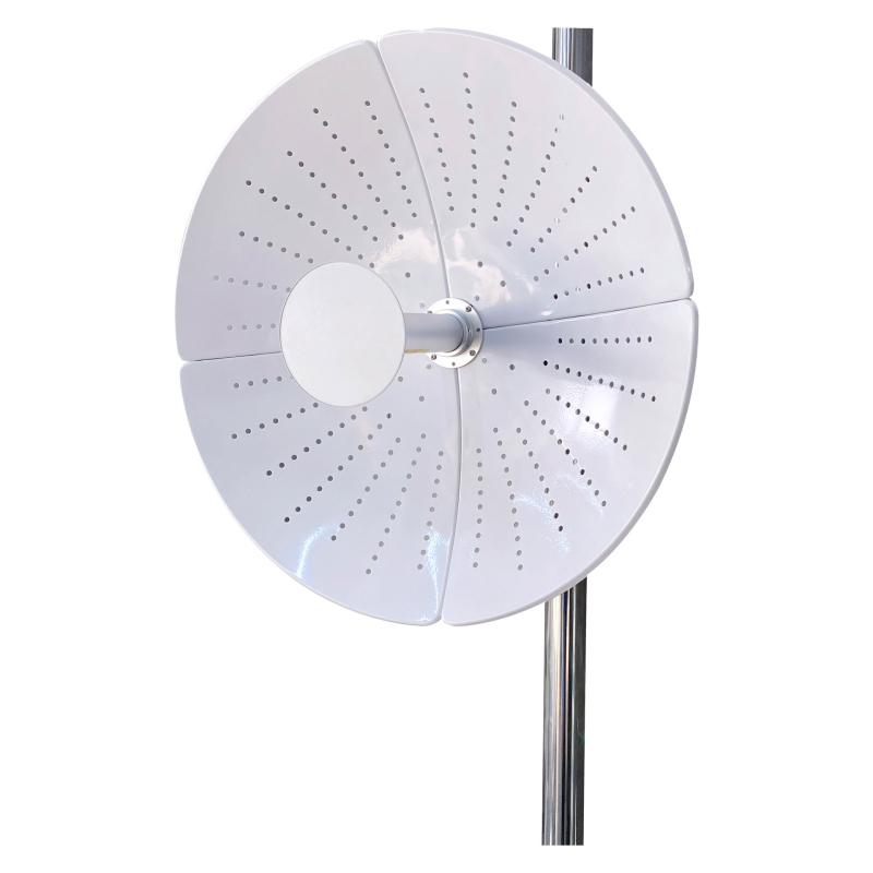 5G divpolāra paraboliskā bezvadu režģa antena – augsts ieguvums, četras sadaļas, ilgajiem attālumiem