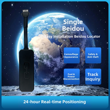 Locator GPS BeiDou pentru vehicule, model VD54B, precizie de poziționare 5-15 m, alarme: vibrație, pierdere de alimentare, alertă mobilă, perimetru, viteză excesivă, tensiune externă 9-100 V