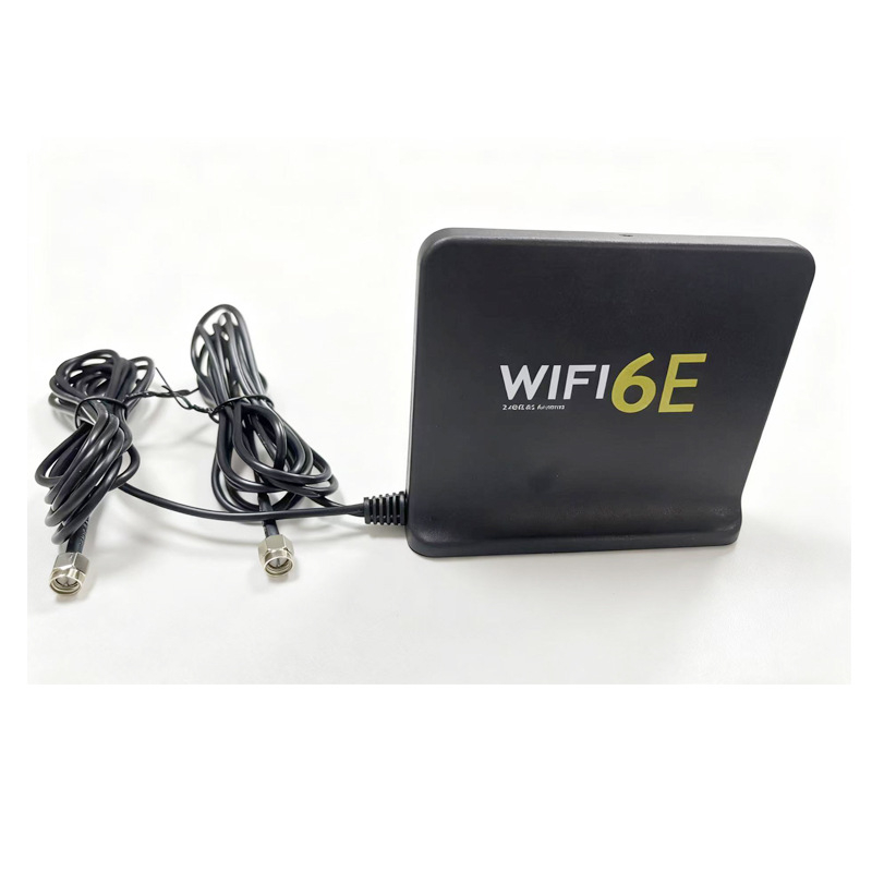 WiFi 6E ārējā paplašināšanas antena darbvirsmai, SMA dubultais interfeiss, augstas veiktspējas maršrutētāja antena