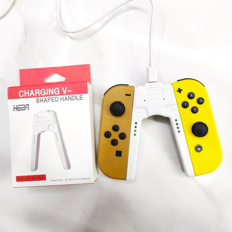 Grip za punjenje Joy-Con za Nintendo Switch OLED – USB-C sučelje, ABS kućište, model HNS-017/HNS-B023