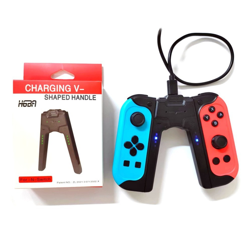 Grip za punjenje Joy-Con za Nintendo Switch OLED – USB-C sučelje, ABS kućište, model HNS-017/HNS-B023