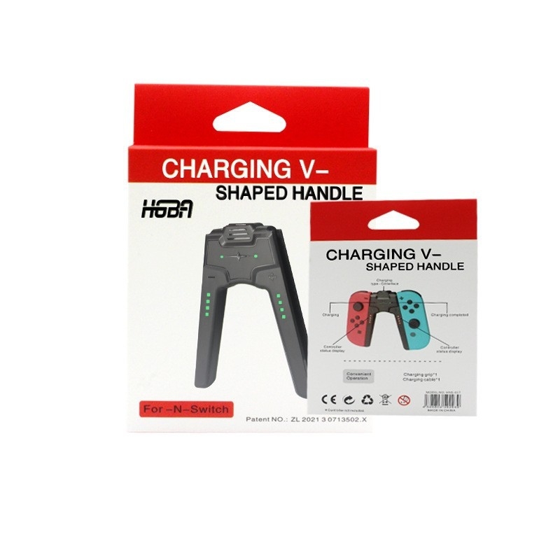 Grip za punjenje Joy-Con za Nintendo Switch OLED – USB-C sučelje, ABS kućište, model HNS-017/HNS-B023