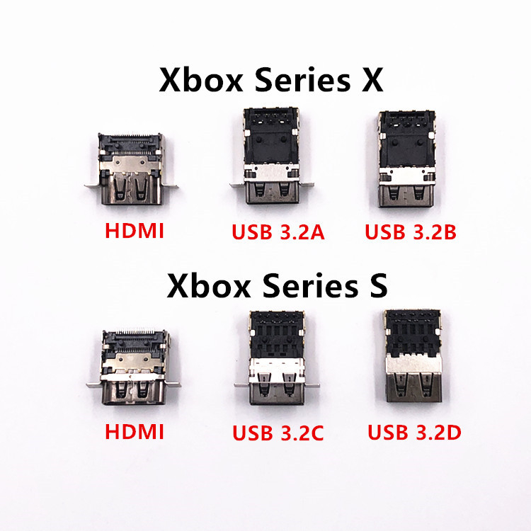 HDMI ženski priključak za Xbox Series X/S, XSX/XSS kompatibilan, izrađen od željeza