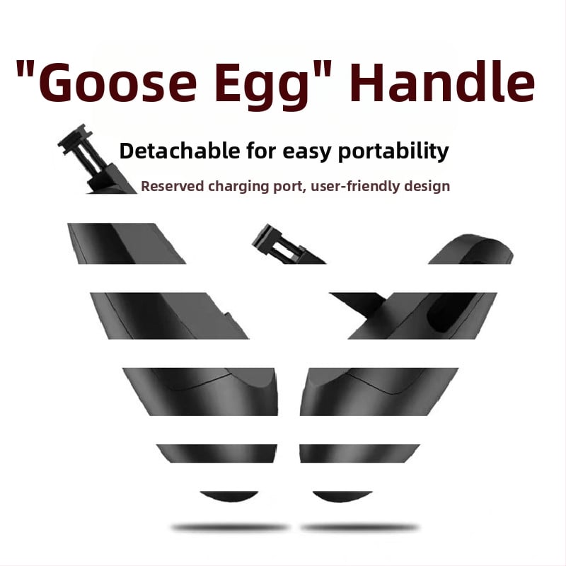 Mobilās spēļu vadīklas olu formā ar statīvu, PUBG un Peace Elite atbalstam, vads, PP materiāls, 45 g, modelis 123