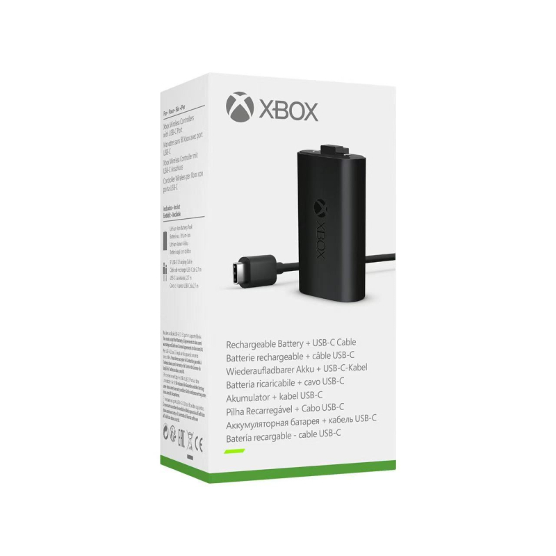 Xbox set za punjenje baterija za kontrolere Series/One s kabelom za podatke, ABS baterija