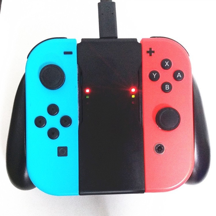 Joy-Con grip za punjenje Nintendo Switch s Type-C sučeljem, kabelska veza, ABS materijal