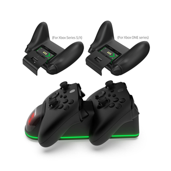 Dualni punjač za Xbox kontrolere s 2000mAh baterijama za Xbox One/Series X|S