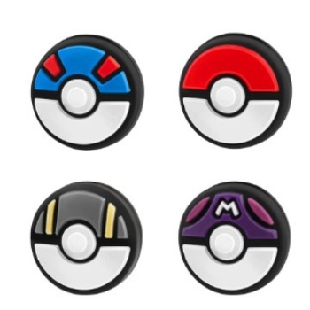 Silikonska kapica džojstika za PS5 Portal, Poké Ball dizajn - 4 komada