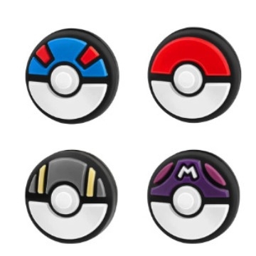 Silikonska kapica džojstika za PS5 Portal, Poké Ball dizajn - 4 komada