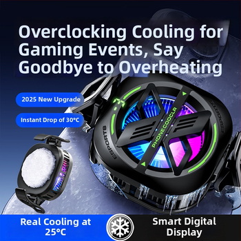 JS82E Suport Magnetic pentru Telefon cu Clip Spate, Răcire, Interfață Type-C