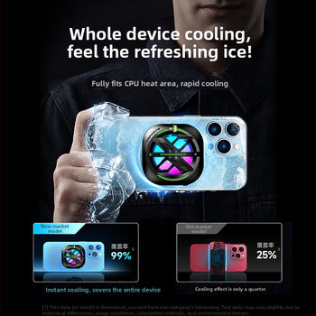 JS82E Suport Magnetic pentru Telefon cu Clip Spate, Răcire, Interfață Type-C