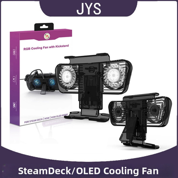 Chladiaci ventil s držiakom pre Steam Deck OLED – ABS, 166 g, kompatibilný so Steam Deck OLED, Steam Deck a Switch