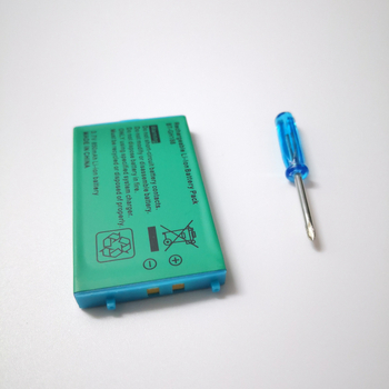 Μπαταρία GBA SP με κατσαβίδι, 850mAh, 53×32 mm, Διασύνδεση χαλκού φύλλου, Ενσωματωμένη μπαταρία λιθίου