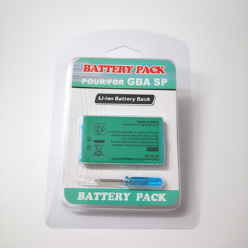 Μπαταρία GBA SP με κατσαβίδι, 850mAh, 53×32 mm, Διασύνδεση χαλκού φύλλου, Ενσωματωμένη μπαταρία λιθίου