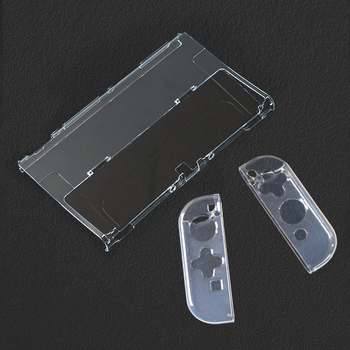 Nintendo Switch OLED aizsarglāde, TPU mīkstā korpuss, caurspīdīgi atdalāmi rokturi, PC+TPU materiāls, saderīgs ar Switch OLED, svars 93 g