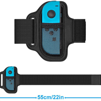 Nintendo Switch Ring Fit Adventure kājas siksna - regulējams elastīgs siksniņa, saderīgs ar Gen 1 un Gen 2, precīza šuvums, svars 35 g