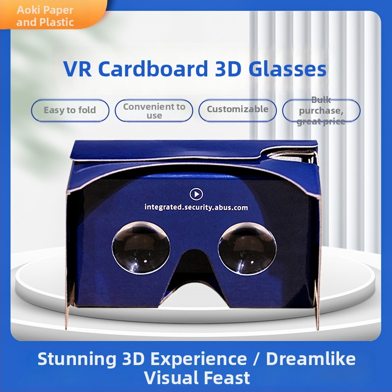 VR brilles uz galvas, modelis vr01, papīra materiāls, augsta izšķirtspēja, Android operētājsistēma