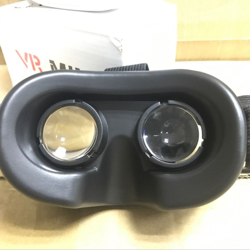 VR brilles mobilajiem telefoniem, 3D spēles un multimedija, viegls apmēram 120 g, plastmasas korpuss, uz galvas nēsājams