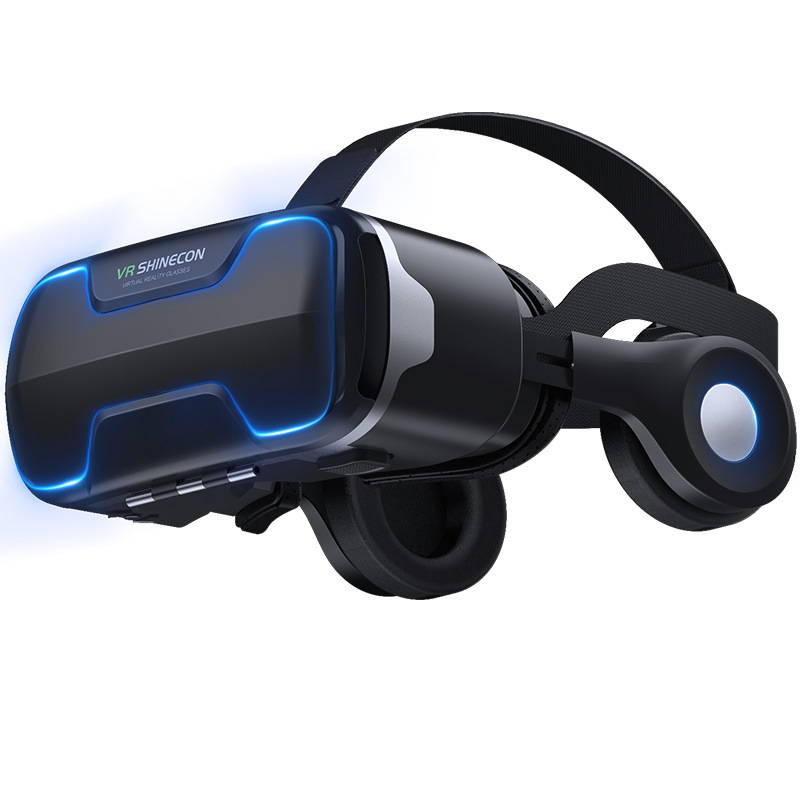 VR briļes G02ED, izšķirtspēja 720-1080-2K, video ievade no viedtālruņa, Android/iOS