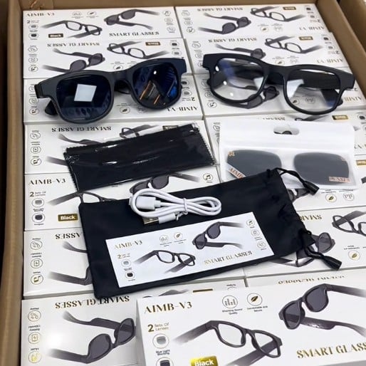 Ochelari inteligenți cu protecție împotriva luminii albastre, apeluri Bluetooth, asistent vocal AI, lentile de ochelari de soare schimbabile