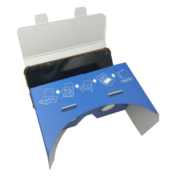 Gudras VR brilles, 1k izšķirtspēja, papīra materiāls, bez kameras, svars 80 g