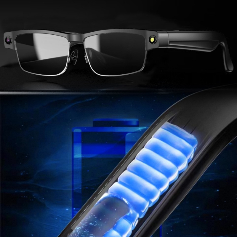 AI Gudras brilles ar 8 MP kameru, Bluetooth 5.4, 270mAh akumulators, 4GB atmiņa, Bezvadu diapazons 5–10 m