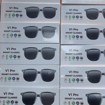 Ddlin Aimb-g1 Bluetooth viedās brillēs ar zilā gaismas filtrēšanu, AI balss palīgs, Bluetooth zvani, maināmas saulesbrilles