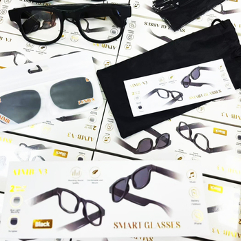 V1Pro Bluetooth brillēm ar zilā gaismas filtrēšanu un AI balss palīgu — Ddlin Aimb-g1