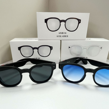 Gudrās brilles AIMB-S1 ar reāllaika tulkojumu, 2MP kamera, 270mAh akumulators, uz galvas piestipinātas, WiFi pārraide