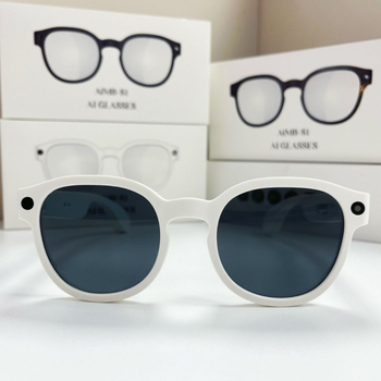 Gudrās brilles AIMB-S1 ar reāllaika tulkojumu, 2MP kamera, 270mAh akumulators, uz galvas piestipinātas, WiFi pārraide