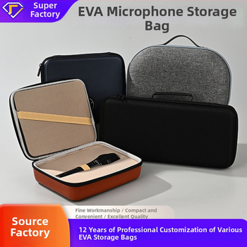 Pritaikoma EVA apsauginė laikymo dėžė mikrofonui, belaidžiai mechaninei klaviatūrai ir AI akinoms - 10 kg apkrova, reljefinis spausdinimas, įrankių dėžė