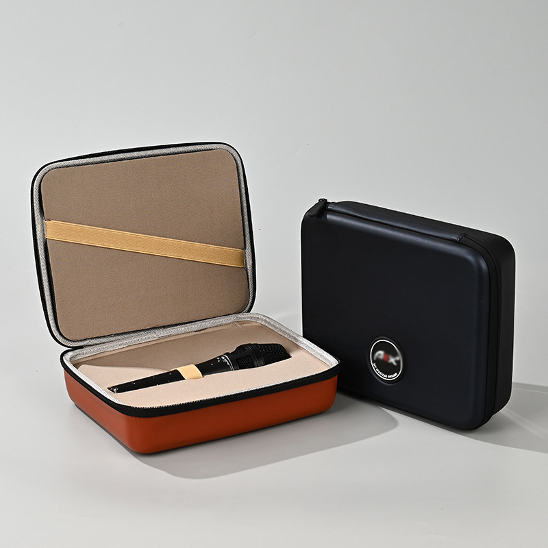 Pritaikoma EVA apsauginė laikymo dėžė mikrofonui, belaidžiai mechaninei klaviatūrai ir AI akinoms - 10 kg apkrova, reljefinis spausdinimas, įrankių dėžė