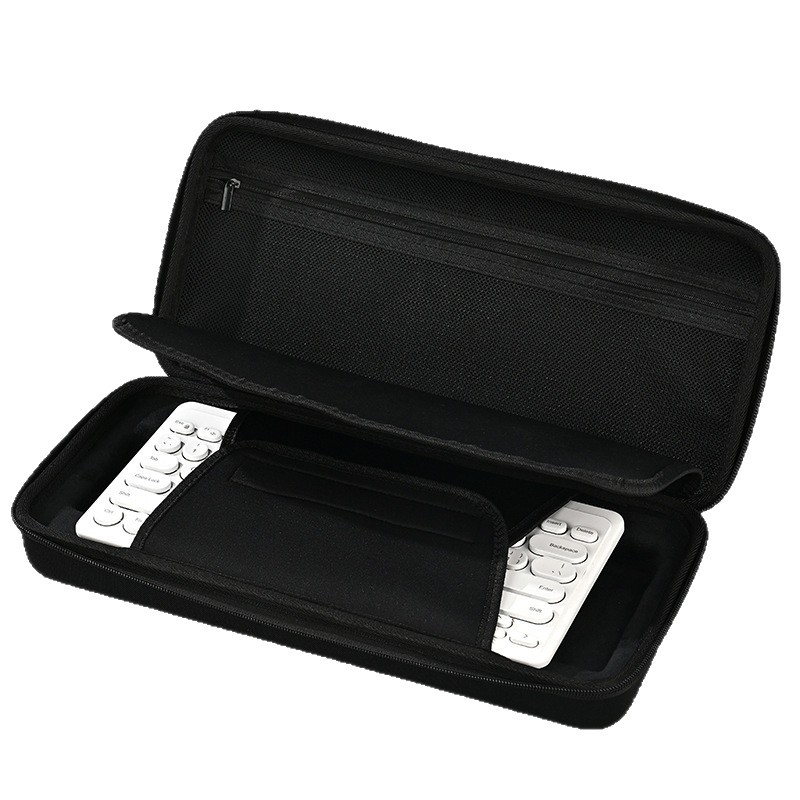 Pritaikoma EVA apsauginė laikymo dėžė mikrofonui, belaidžiai mechaninei klaviatūrai ir AI akinoms - 10 kg apkrova, reljefinis spausdinimas, įrankių dėžė