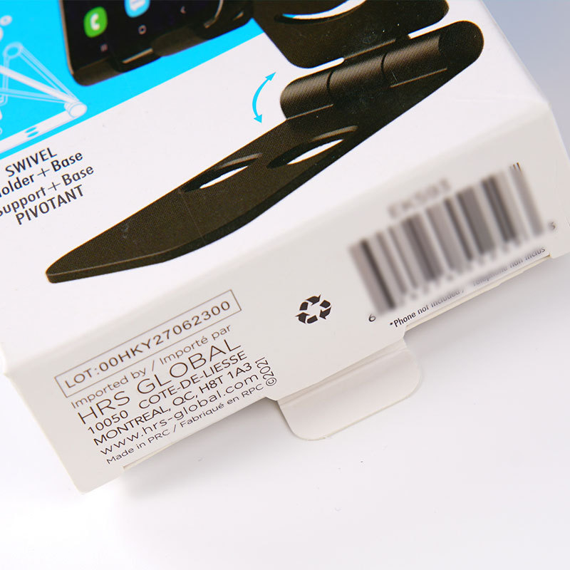 Személyre szabott csomagoló doboz logónyomtatással, UV felület, karton/Kraft papír